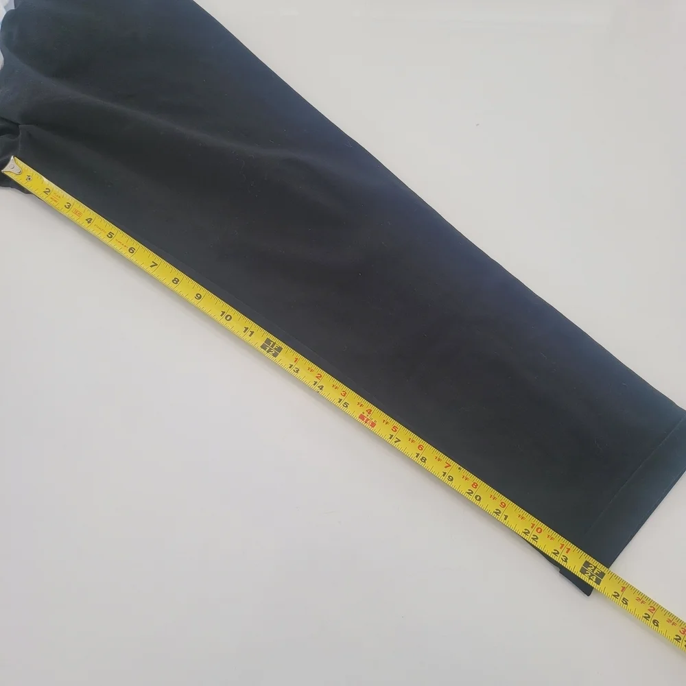 Forever 21 Black Elastic Waist Pants Ankle Woven Womens Size Small